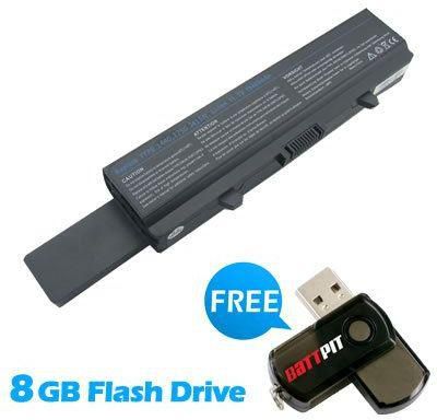 Battpit Laptop / Notebook Battery Replacement for Dell Inspiron 1440n ‫(6600mAh / 73Wh) with FREE 8GB Battpit USB Flash Drive