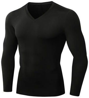 Men Quick Dry Breathable Long Sleeve Shirt Black