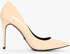 Cream Apricot Pointed Toe Pumps