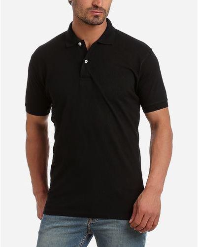 Bonjour Plain Polo Shirt - black