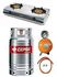 High Quality Cepsa Stainless Gas Cylinder 12.5kg With Best Choice Gas Cooker,best Metered Regulator,4yards Hose & Clips