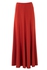 TOPGIRL Plain Stretchable Long Flared Skirt for Women