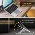 Foldable Aluminium Alloy Tablet Stand Bracket Laptop Holder for Notebook