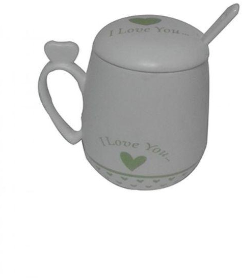 Generic Green Heart Mug