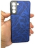 Samsung Galaxy S21 Plus Slim Leather Case Cover Blue