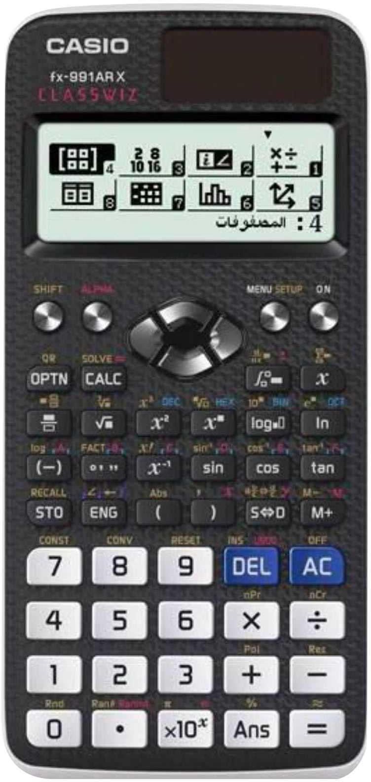 Casio FX-911ARX Arabic Scientific Calculator Black