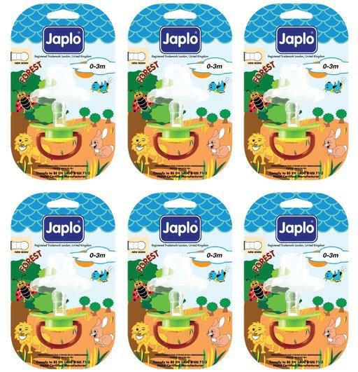 Japlo Forest Soother New Born Blister Cards (6 in 1)
