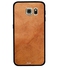 Protective Case Cover For Samsung Galaxy S6 Brown Brick Pattern