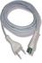 Light Ready Power Supply Cord 0.5 Mil - Certified Copper Wire - High Quality Power Supply - Excellent For All Light Electrical Connections Indoors (White Conductor 10m)