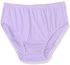 Dahab Plain Elastic Trim Cotton Briefs for Women - Purple, XXL
