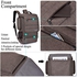 Socko Laptop Backpack Water Resistant Bookbag 17.3Inch- Brown