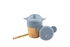 Citron - Organic Bamboo Cup W Lids - Dusty Blue- Babystore.ae