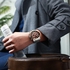 CURREN-Curren Men Businiess Watch Exquisite Classic Alloy Case Stainless Steel Wrist Band Watch Fashion 3 ATM Waterproof Quartz Watch