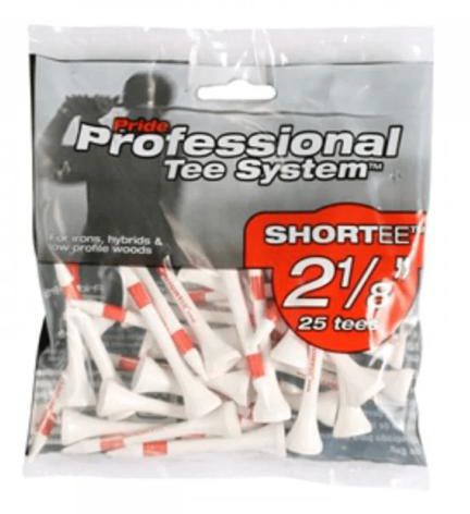 Pride Professional Tee System (Pts) 2 1/8" Red Tees - 25 Pcs