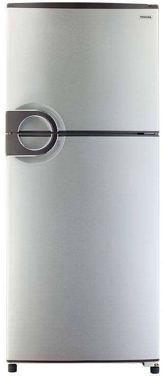 Toshiba No-Frost Refrigerator, 355 Liters, Silver- GR-EF40P-J-S