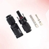MC4 Solar Panel Power Cable Professional Connector High Current High Strength Cable Connector MC4 Connector for Rechargeable Battery Pack Solar Generators