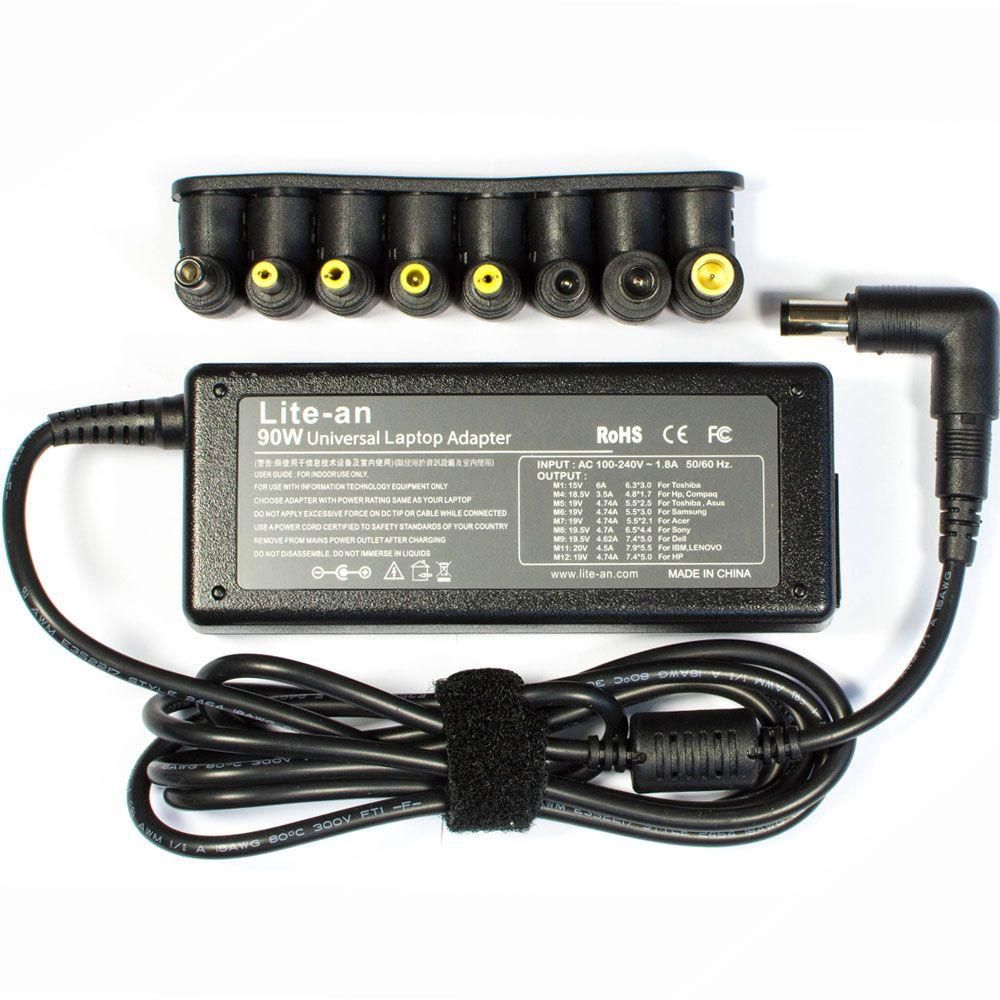 Lite-an 90W Universal Laptop AC Adapter Charger For Acer Aspire  - Auto Select (UNI90)
