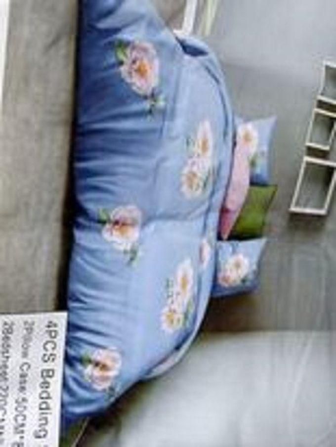 Fashion 6*6 Pattern Cotton Two Bedsheets,Two Pillowcases