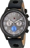 Tommy Hilfiger Black Leather Gray dial Watch for Men's 1791051
