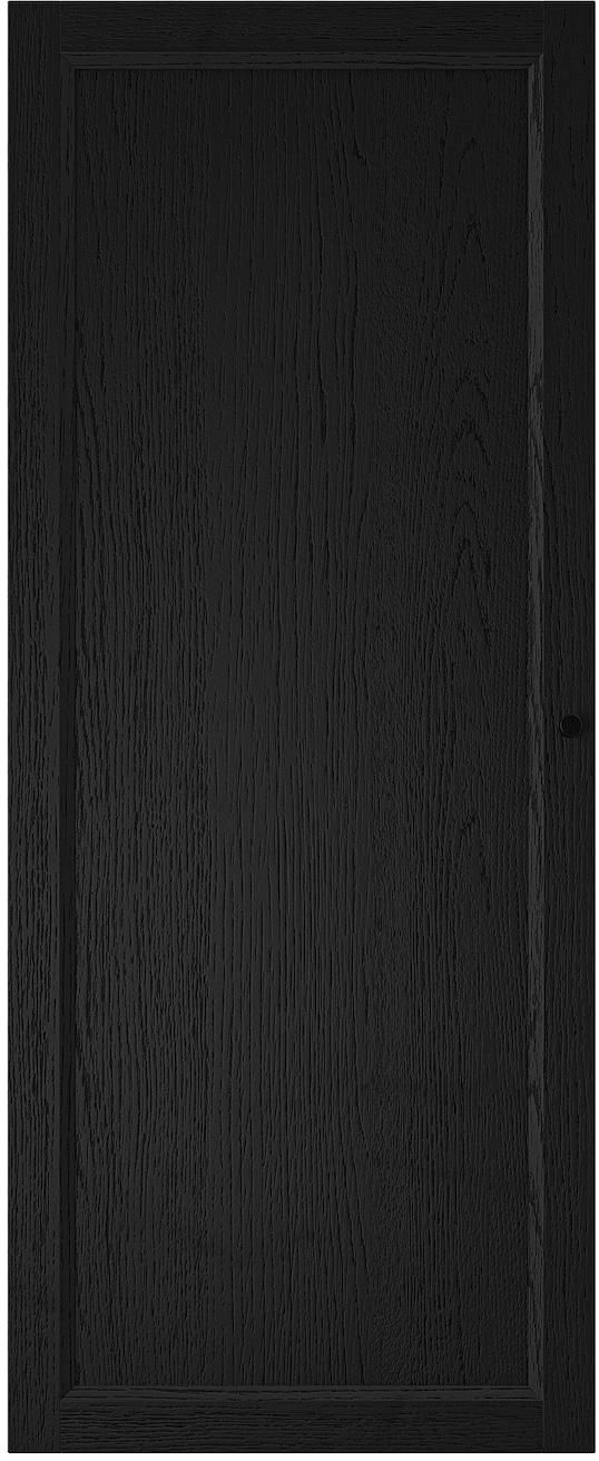 OXBERG Door - black oak effect 40x97 cm