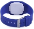 Fashion Female's Rubber Touch Screen Watches Blue