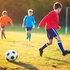 جوارب كرة قدم للاطفال من لبويلوف، جوارب رياضية مخططة بطول الركبة لكرة القدم والبيسبول والمشي لمسافات طويلة والتخييم والكرة اللينة للبنات والاولاد من 6-14 سنة