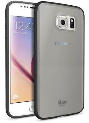 iLuv Vyneer Case for Galaxy S6 Black,Transparent - SS6VYNEBK