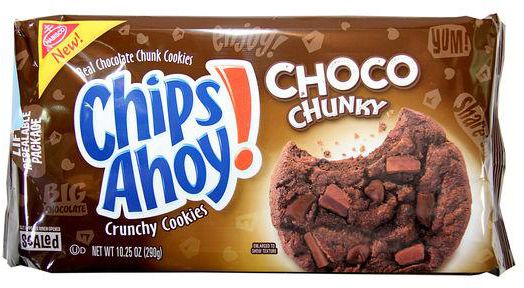 Nabisco Chips Ahoy Chunky Choco  10.25Oz