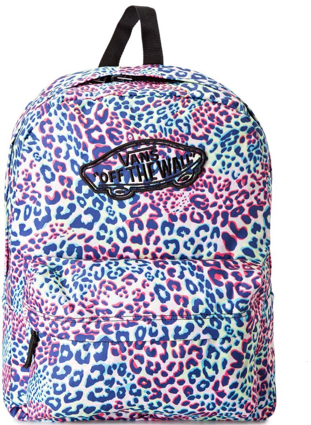 Vans VN000NZ0DUX Realm Printed Leopard Backpack for Women - Multi Color