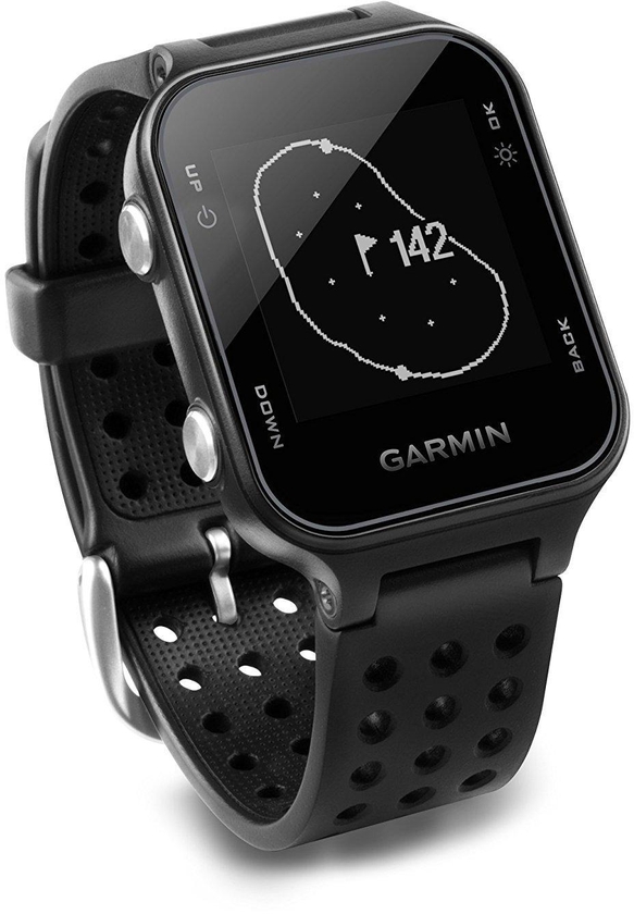 Garmin Approach S20 GPS Golf Watch AutoShot Round Analyzer with 40K Preloaded Golf Courses Black