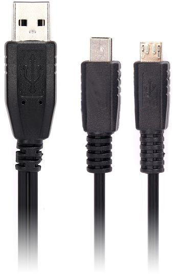 Micro USB and Mini USB 2 in 1 Charge Cable (SNY4268)
