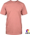 BOXY Microfiber Round Neck Plain T-shirt - 7 Sizes (Rosewood)
