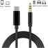 Aux Cable, from USB-C to 3.5mm Male Audio Aux Cable, FOR Android Devices, Black