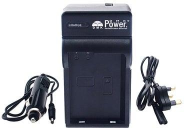 Battery Charger With UK Plug For Canon EOS 60D/7D/5D2/5DII/5D Mark II/LC-E6Eh Camera Black