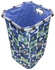 In-House Folding Laundry Basket With Wheel-Blue Green-LS-1102