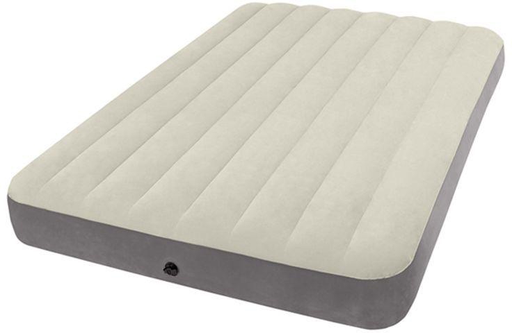 Intex - Deluxe Single High Airbed Off White
