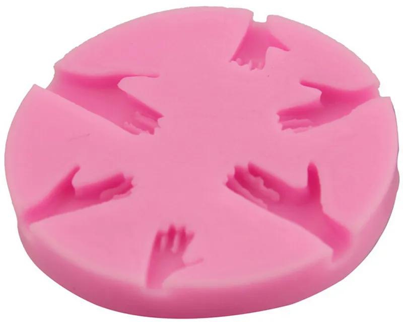 Silicone mold for kitchen  fondant palm modeling Home baking cake making tool mould