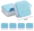 24 PCS Washer Deep Cleaning Tablet Washing Machine Tablets Effervescent Tablet Washer Cleaner Suitable for Washing Machine, Blue White
