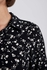 Defacto Shirt Collar Printed Mini Long Sleeve Dress