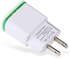 Generic Wall Charger 2 USB Ports Charging Adapter For Travel Home LED Light - White