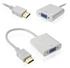 Elivebuyind Hdmi to Vga cable adapter converter male to female-White