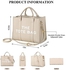 The Tote Bags for Women - Large PU Leather Tote Bag Trendy Travel Tote Bag Handbag Top-Handle Shoulder Crossbody Bags