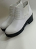 Flash1 Half Boots WHITE Shiny Leather