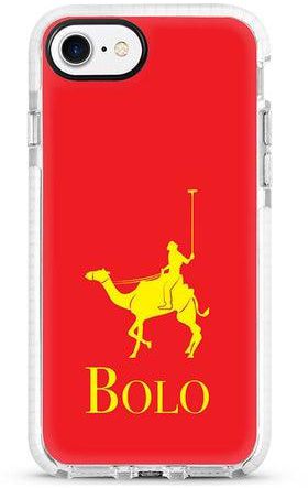 Protective Case Cover For Apple iPhone 8 BOLO Red Full Print