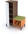 Artistico Shoe Storage 74*38*106 Cm With Seating Unit Multicolor ASC-2724984199878Y2