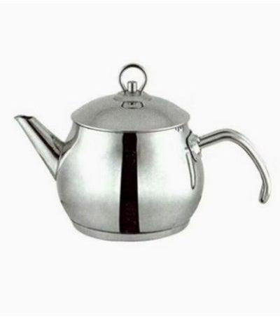 Turkish Stainless Steel Tea Pot 1L Silver