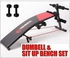 Schmidt Fitness Curved Situp Bench With Dumbbells