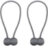 1 Pair Curtains Holdbacks Tiebacks Magnetic Rope Drape Tie Backs Holders Grey