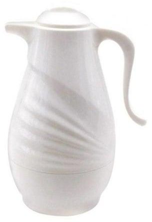 Plastic Coffee Vacuum Flask White