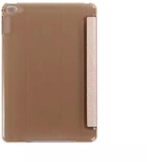 3 Folding Gold Color Smart Stand Ultra Slim Magnetic Leather Case Cover For IPad Mini 4